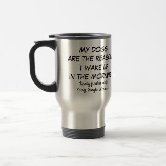 Tasse de café thermique pour des amants de chiens