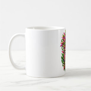 Tasse de café Tiki Bouclier d'Orchidée