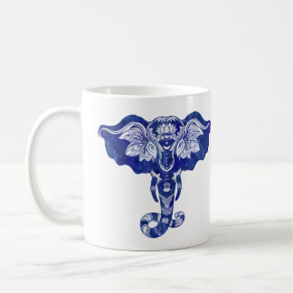 Tasse de café tribale de henné de Mehndi de