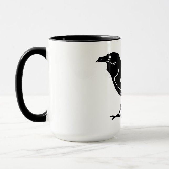 Tasse de café tribale de sonnerie de Raven (Gauche)