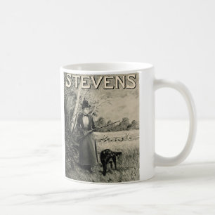 Tasse de café victorienne de Madame Gun Ad du cru