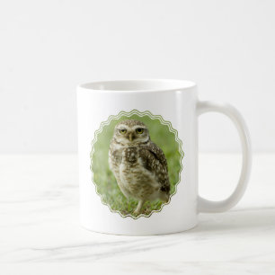 Tasse de café vigilante de hibou