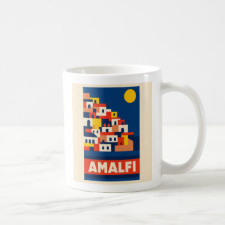 Tasse de café vintage Amalfi Italie Voyage Rétro C