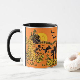 Tasse de café vintage de Halloween