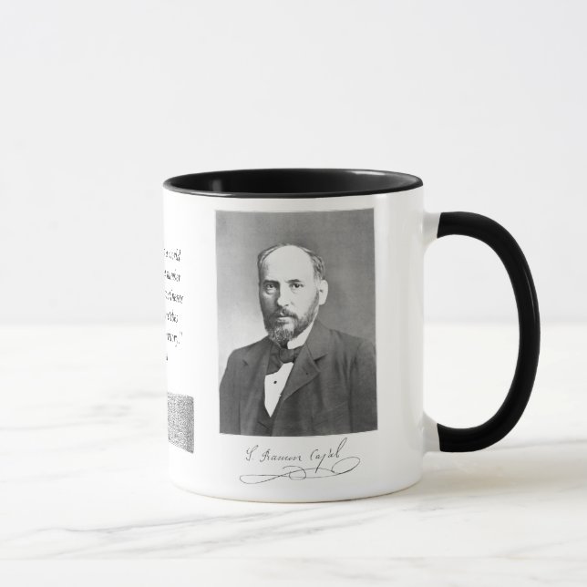 Tasse de Cajal avec la cellule de Purkinje (Droite)