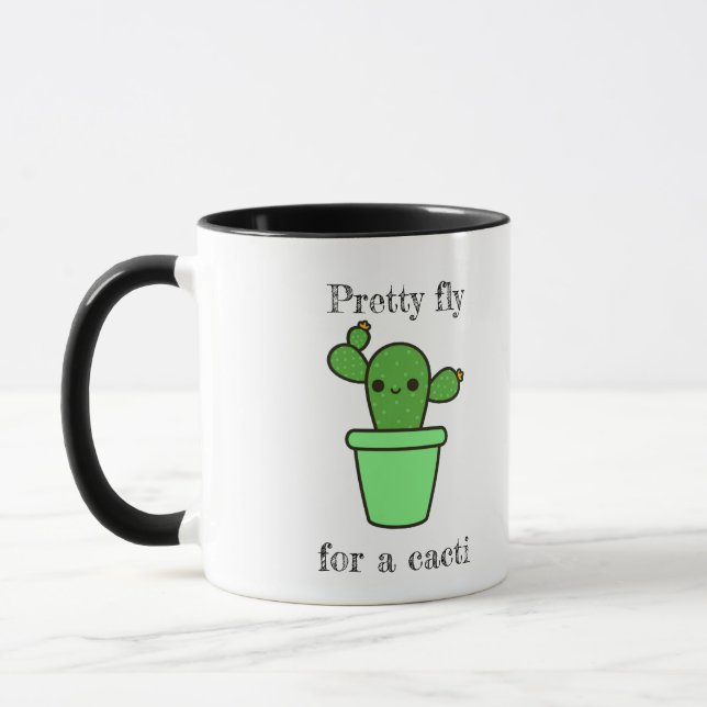 Tasse de calembour de cactus (Gauche)