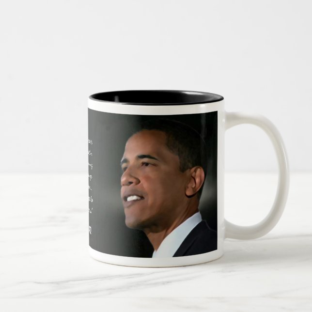 Tasse de calendrier d'Obama 2009 (Droit)
