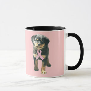Tasse de cancer du sein de rottweiler