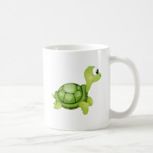 Tasse de caractère de tortue de "petit de bébé