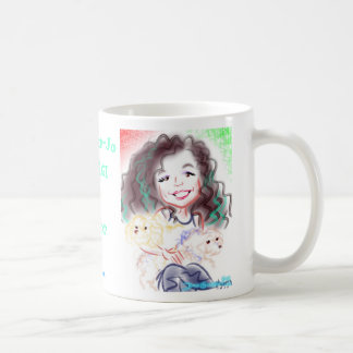 Tasse de caricature de Jennifer-Jo's