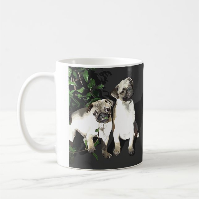 Tasse de carlin (Gauche)