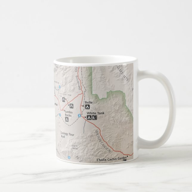 Tasse de carte d'arbre de Joshua (Droite)