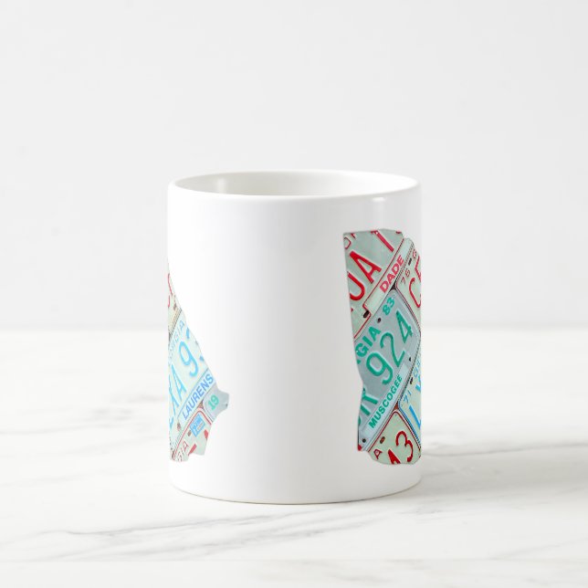 Tasse de carte de plaque minéralogique de la (Centre)