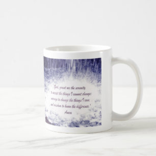 Tasse de cascades de prière de sérénité