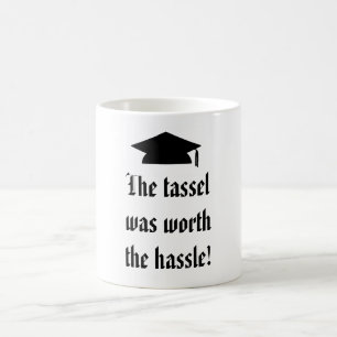 Tasse de casquette d'obtention du diplôme