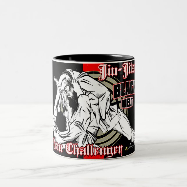 Tasse de ceinture noire de Jiu-Jitsu (Centre)
