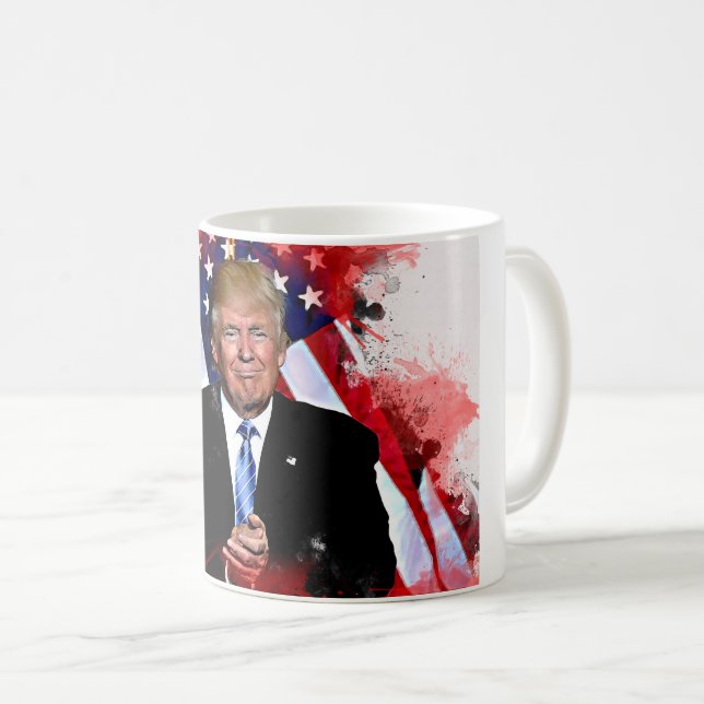 Tasse de célébration de Donald Trump (Devant droit)