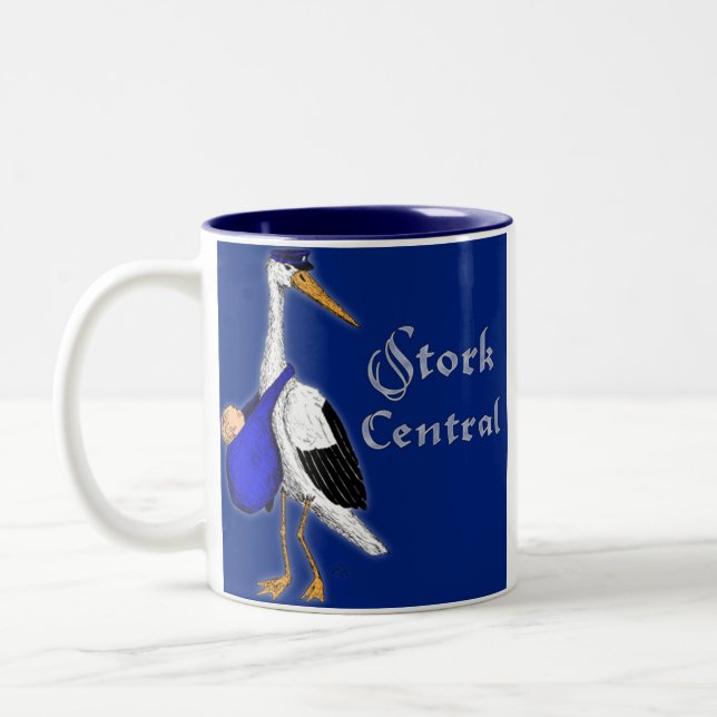 Tasse de central de cigogne (Gauche)