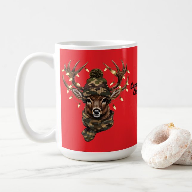 Tasse de cerf de Noël (Avec donut)