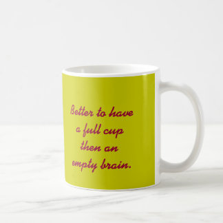 Tasse de cerveau