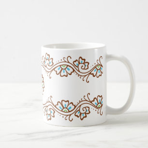 Tasse de chaîne de fleur de henné