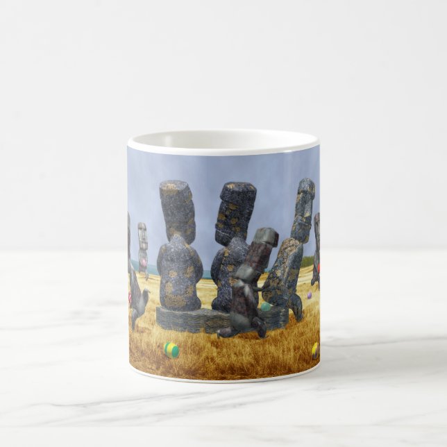 Tasse de chasse à oeufs d'île de Pâques (Centre)
