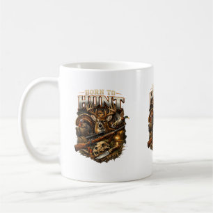 Tasse de chasse vintage Né pour chasser le chass