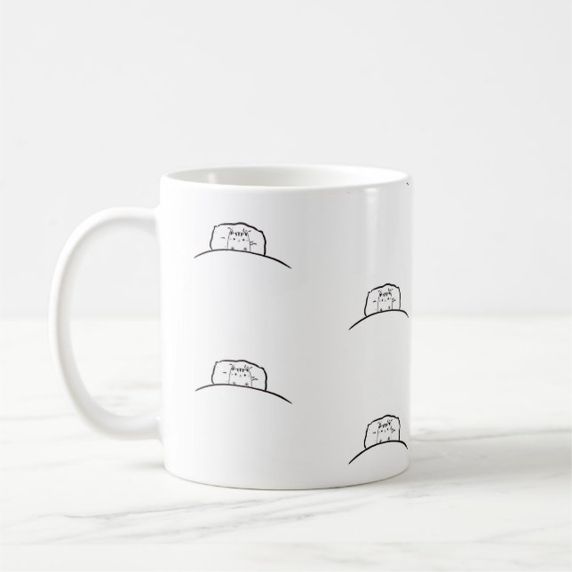 Tasse de chat, Chat dans une tasse de lit, tasse d (Gauche)