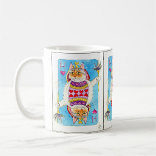 tasse de chat de Carte-playing Valentine, de