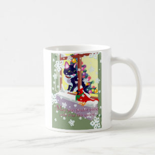 Tasse de chat de Noël