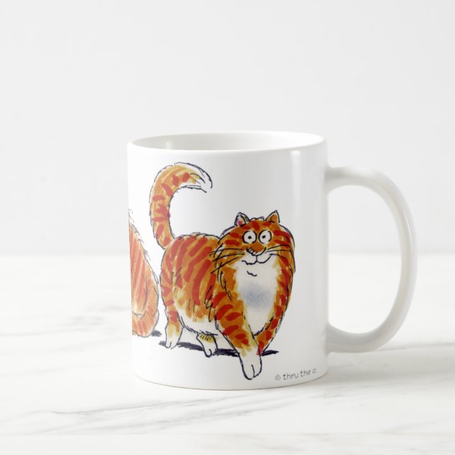 Tasse de chat de "oscar" (Droite)