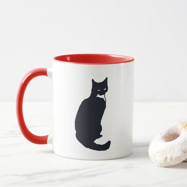 Tasse de chat de smoking (Avec donut)