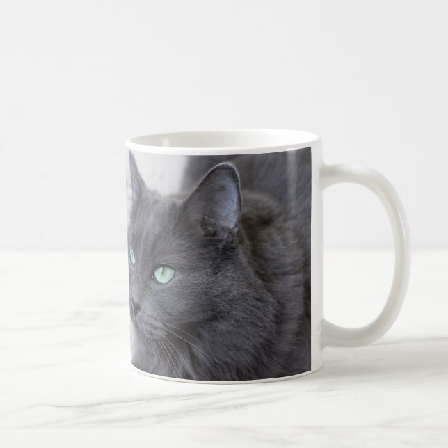 Tasse de chat gris (Droite)