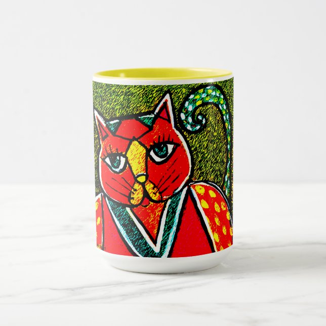 Tasse de chat j'ai le désordre d'O.C.D. Obsessive (Centre)