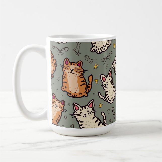 tasse de chat mignon (Gauche)