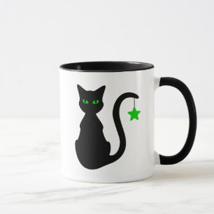 Tasse de chat noir