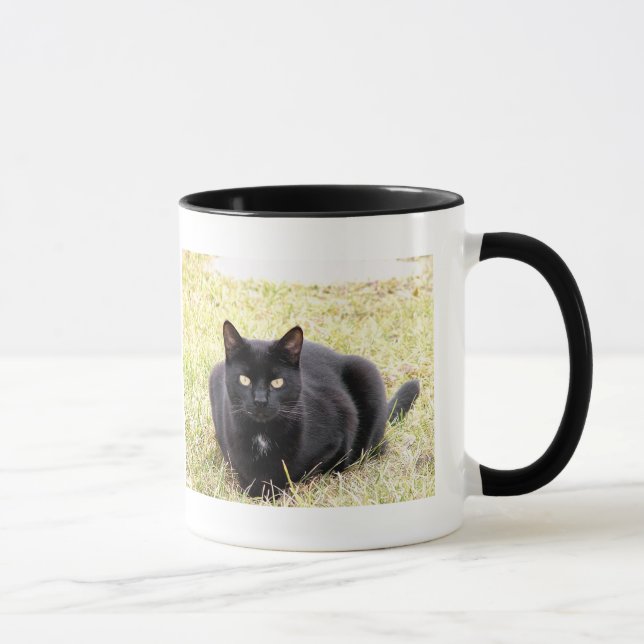 Tasse de chat noir (Droite)