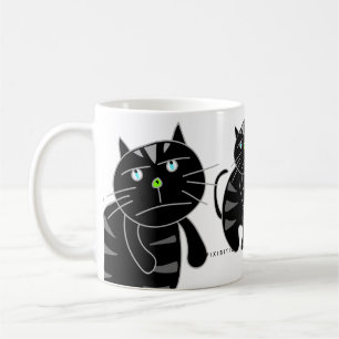 Tasse de chat noir