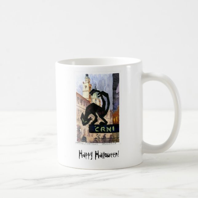 Tasse de chat noir (Droite)