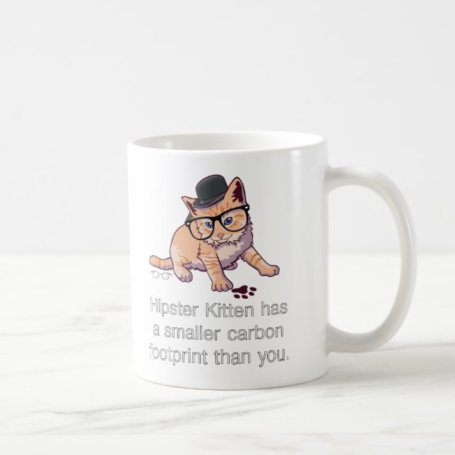 Tasse de chaton de hippie (Droite)
