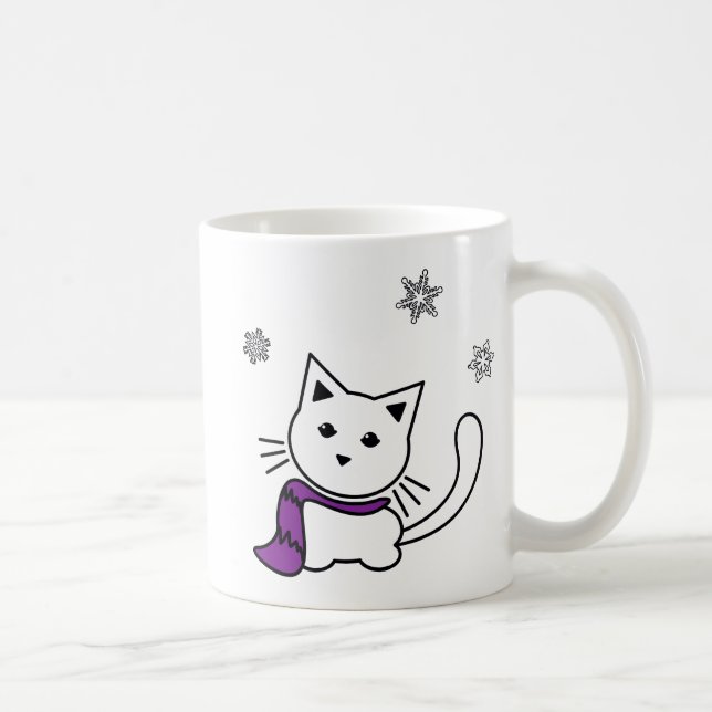 Tasse de chaton d'hiver (Droite)