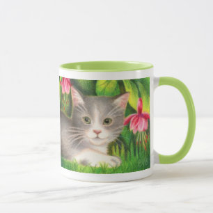 Tasse "de chaton fuchsia"