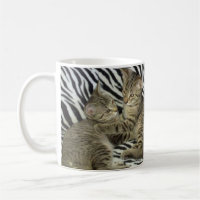 Tasse de chatons de délivrance