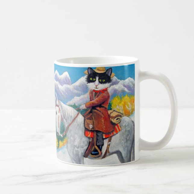 Tasse de chats de cowboy (Droite)