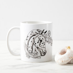 tasse de cheval d'appaloosa