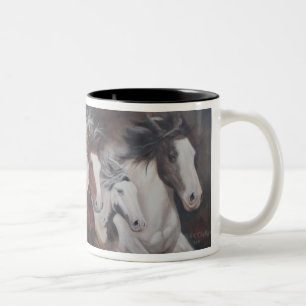 Tasse de cheval de course de gitan