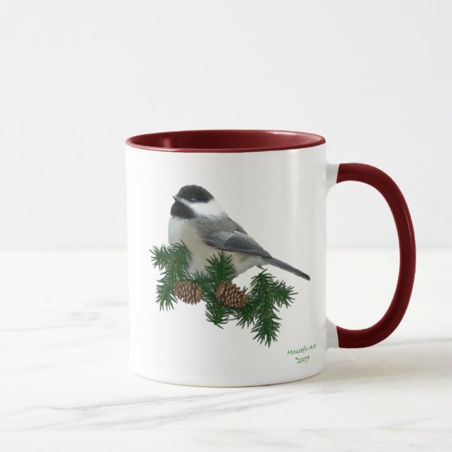 Tasse de Chickadee (pin) (Droite)