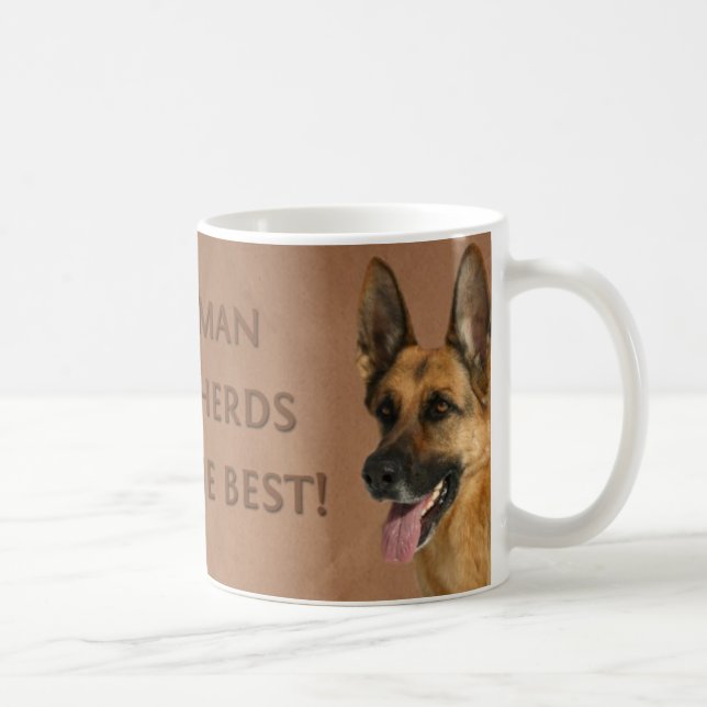 Tasse de chien de berger allemand (Droite)