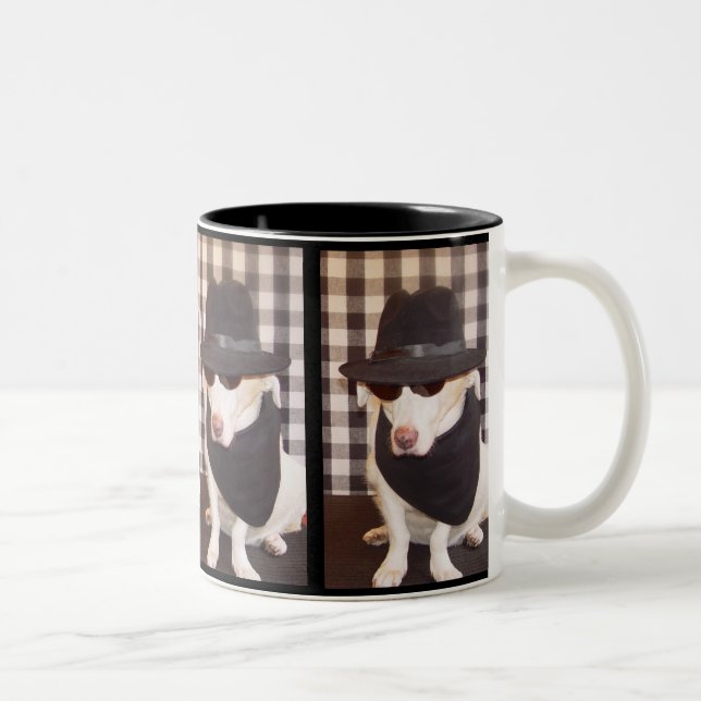 Tasse de chien de bleus (Droit)