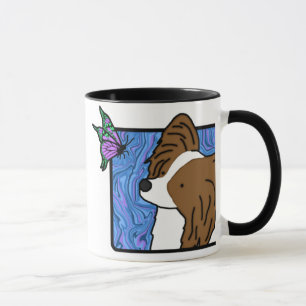 Tasse de chien de papillon de Papillon